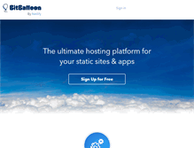 Tablet Screenshot of bitballoon.com